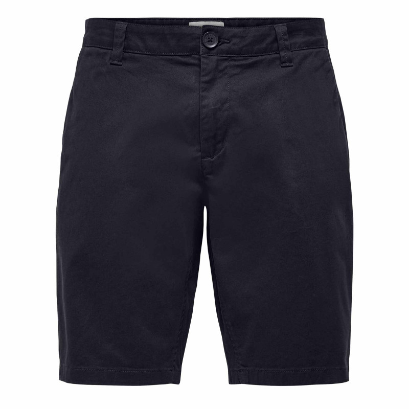 Short chino regular 98% coton poches Homme ONLY AND SONS marque pas cher prix dégriffés destockage
