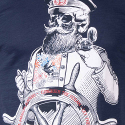 Tee shirt manches courtes imprime coton doux Capitaine maxwell assor 24 Homme BLAGGIO marque pas cher prix dégriffés destockage Tee shirt manches courtes imprime coton doux Capitaine maxwell assor 24 Homme BLAGGIO marque pas cher prix dégriffés destockage