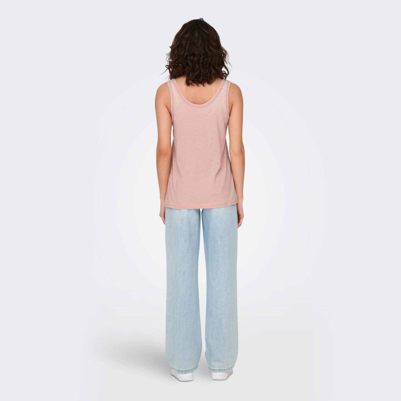 Débardeur sans manches col rond coupe droite Femme ONLY marque pas cher prix dégriffés destockage Débardeur sans manches col rond coupe droite Femme ONLY marque pas cher prix dégriffés destockage
