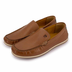 Mocassin carloscar-ss23-03 cuir tan / canvas tan t40-46 Homme PIERRE CARDIN Mocassin carloscar-ss23-03 cuir tan / canvas tan t40-46 Homme PIERRE CARDIN