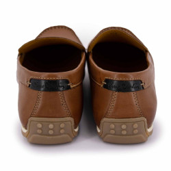 Mocassin carloscar-ss23-03 cuir tan / canvas tan t40-46 Homme PIERRE CARDIN Mocassin carloscar-ss23-03 cuir tan / canvas tan t40-46 Homme PIERRE CARDIN