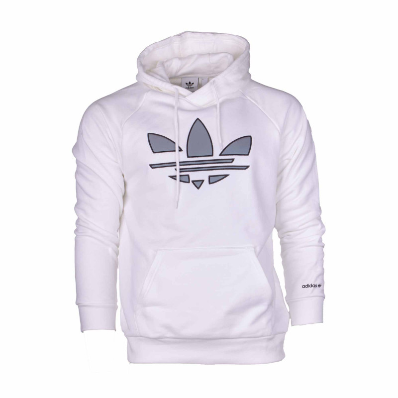 Sweat a capuche logo brodé coton Homme ADIDAS marque pas cher prix dégriffés destockage