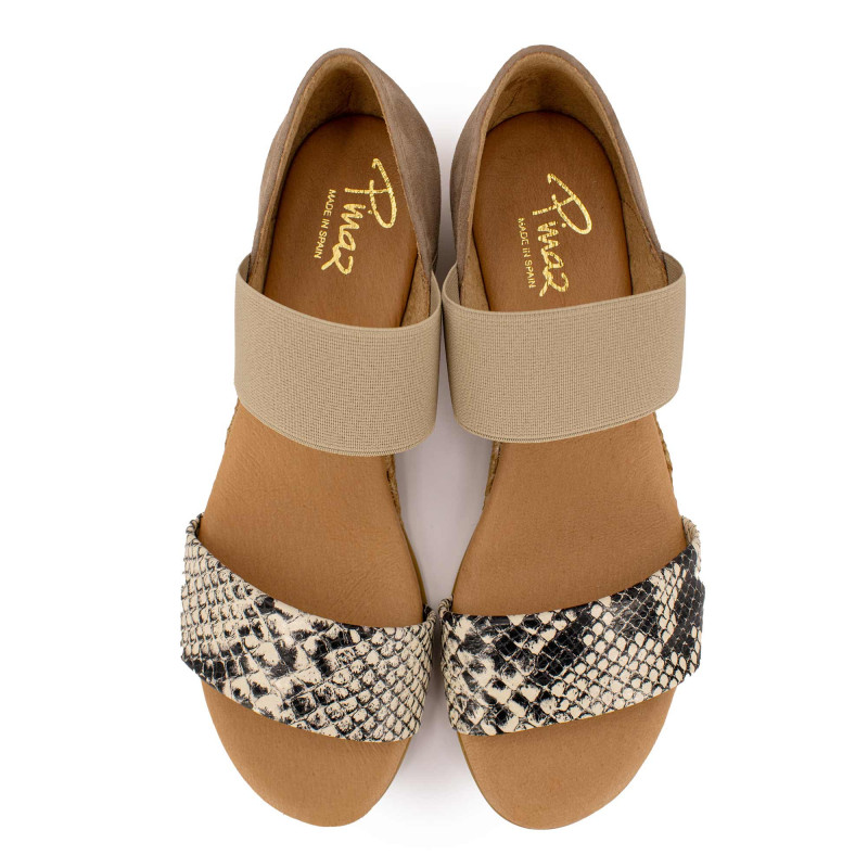 Sandale serpiente beige/africa 321 ao t36/41 Femme PINAZ marque pas cher prix dégriffés destockage Sandale serpiente beige/africa 321 ao t36/41 Femme PINAZ marque pas cher prix dégriffés destockage