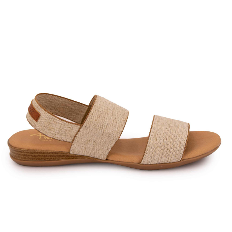 Sandale elastico lino 631 t36/41 Femme PINAZ marque pas cher prix dégriffés destockage