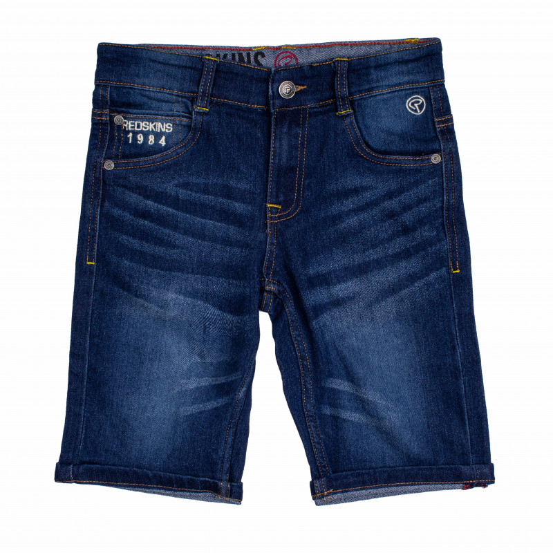 Bermuda jeans 8/16 ans 45608 Enfant REDSKINS marque pas cher prix dégriffés destockage