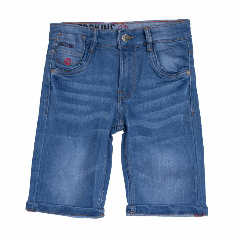 Bermuda jeans 8/16 ans 45648 Enfant REDSKINS marque pas cher prix dégriffés destockage