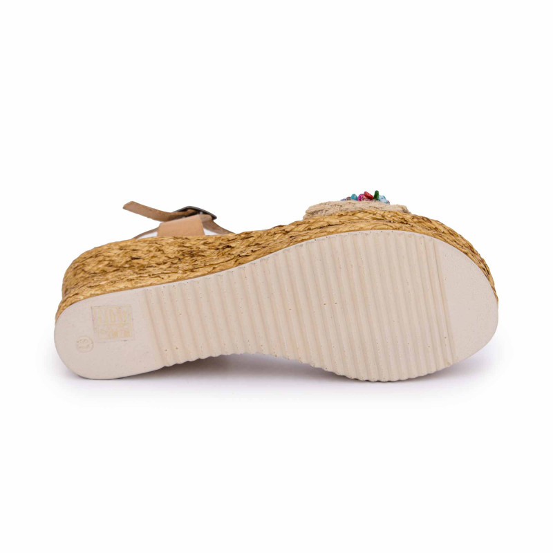 Sandales compensees natural fi2847 t36-41 Femme PORRONET marque pas cher prix dégriffés destockage Sandales compensees natural fi2847 t36-41 Femme PORRONET marque pas cher prix dégriffés destockage