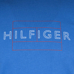 Tee shirt avec logo col rond Homme TOMMY HILFIGER marque pas cher prix dégriffés destockage
