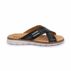 Mule cuir uni t39-45 Homme OR'LAND marque pas cher prix dégriffés destockage