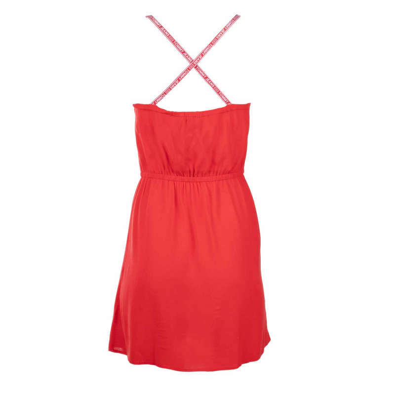 Robe courte bretelle noir/rose/rouge dw0dw12860 Femme TOMMY HILFIGER marque pas cher prix dégriffés destockage Robe courte bretelle noir/rose/rouge dw0dw12860 Femme TOMMY HILFIGER marque pas cher prix dégriffés destockage