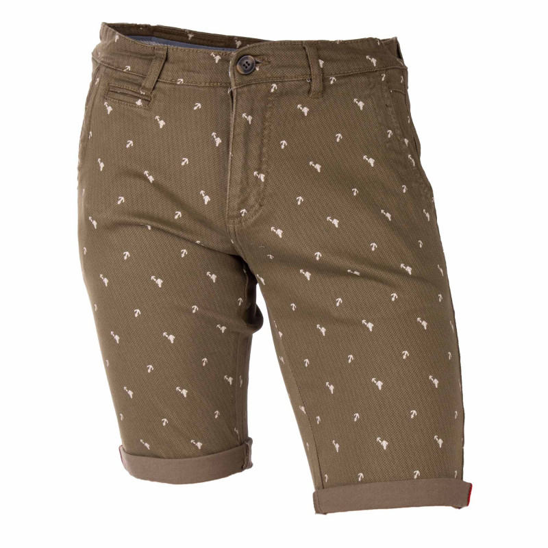 Bermuda chino imprime valon Homme BLAGGIO marque pas cher prix dégriffés destockage