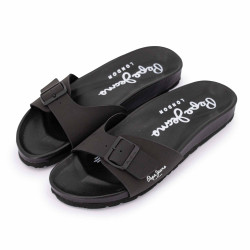 Mule black pms90100 t40/45 Homme PEPE JEANS marque pas cher prix dégriffés destockage