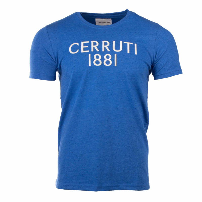 Tee shirt manches courtes logo moucheté Coloratura Homme CERRUTI marque pas cher prix dégriffés destockage