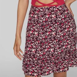 Jupe fluide courte imprimée floral 14087640 3815 Femme VILA Jupe fluide courte imprimée floral 14087640 3815 Femme VILA