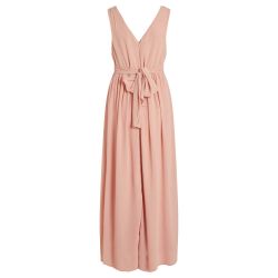 Robe longue sans manche fluide rose poudrée 14059707 3963 Femme VILA Robe longue sans manche fluide rose poudrée 14059707 3963 Femme VILA