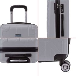 VALISE GALINA PC13490-3PGD ROSE POUDRE TAILLE L (75CM)