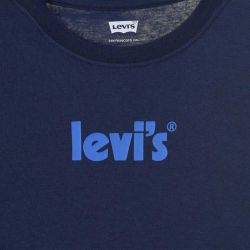 T Shirt Levi's homme blanc avec logo à la poitrine