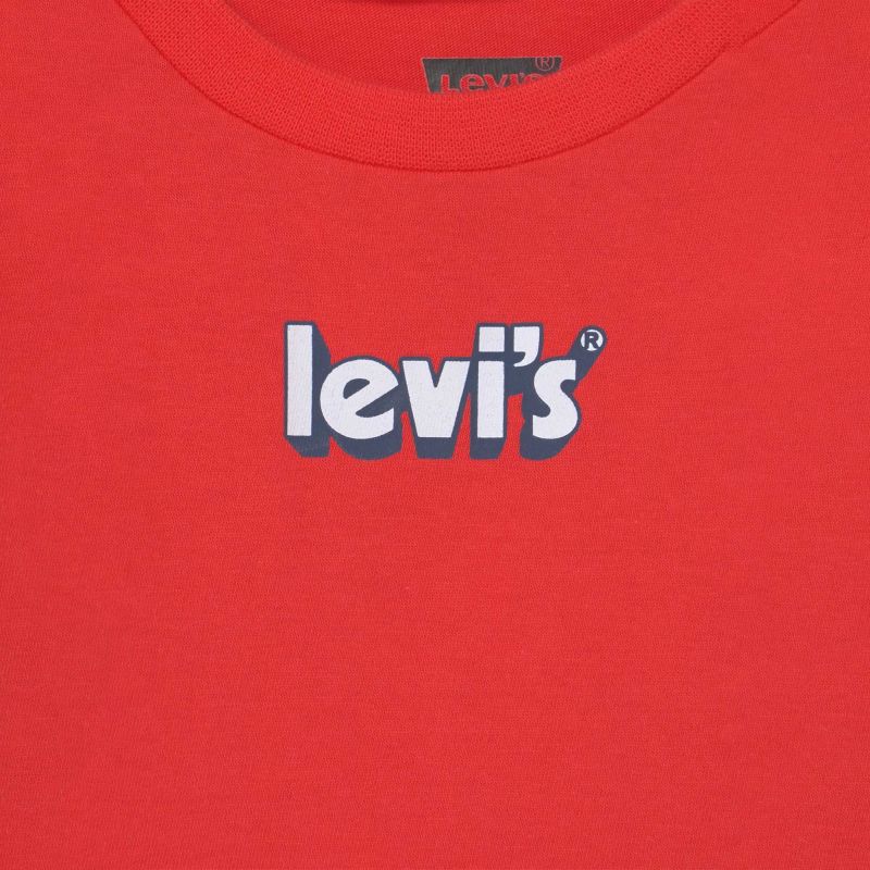 Tee shirt ml rouge 3/36 mois 6eg566-r7g bb Enfant LEVI'S