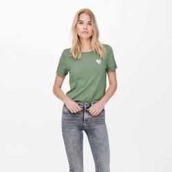 Haut mc onlkita life dark ivy 15244714 3989 Femme ONLY