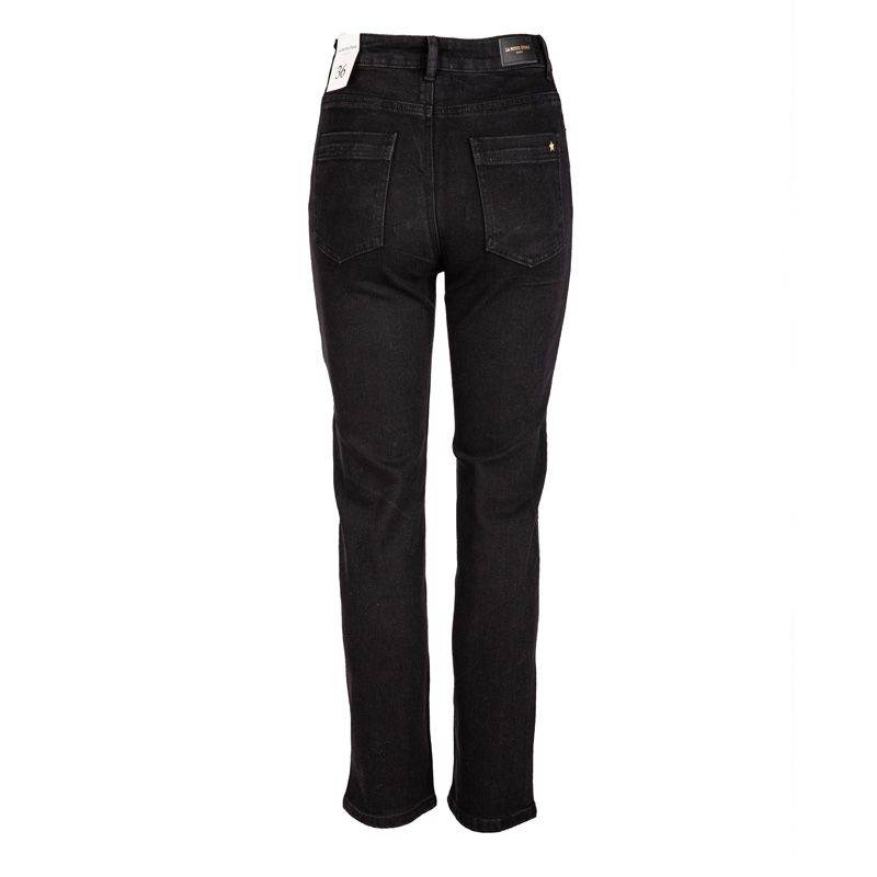 Pantalon skinny noir femme sale