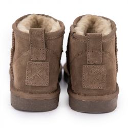 Bottines basses fourrées tige cuir doublées synthétique Femme KELARA