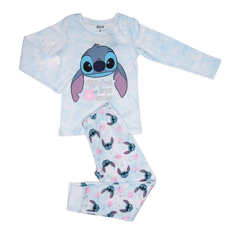 Pyjama Stitch Rose pour enfant