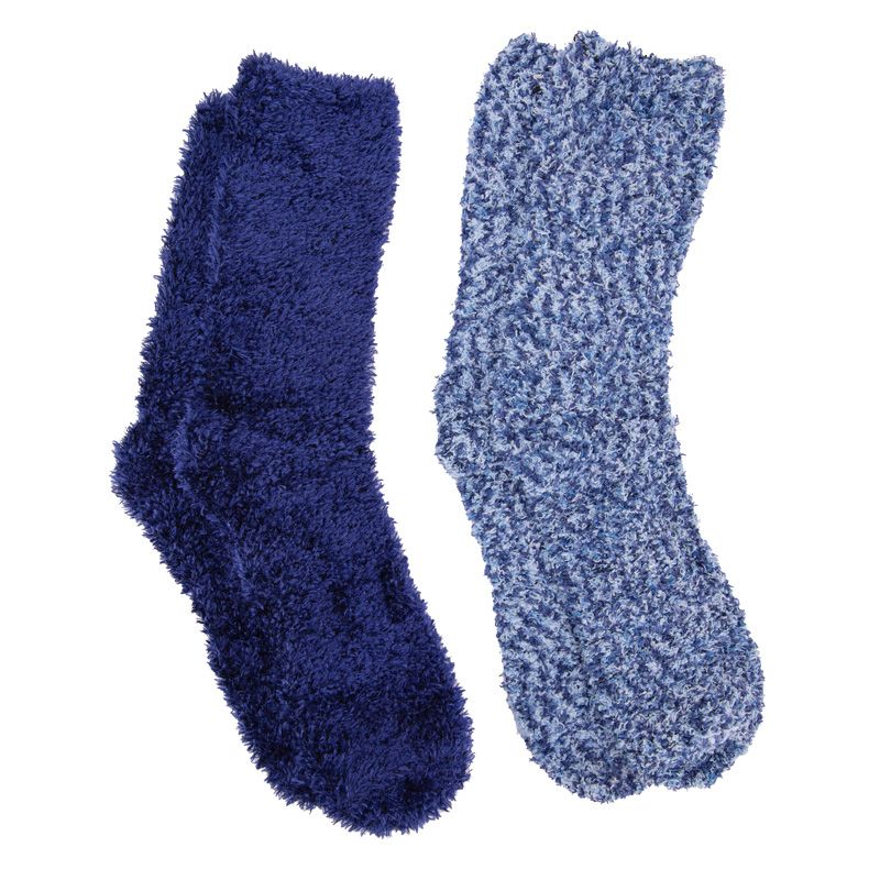 Chaussettes fluffy lot x2 f50245 Femme COCOONING