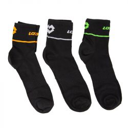 Chaussettes basses lot x3 ecriture couleur 38127 Homme LOTTO