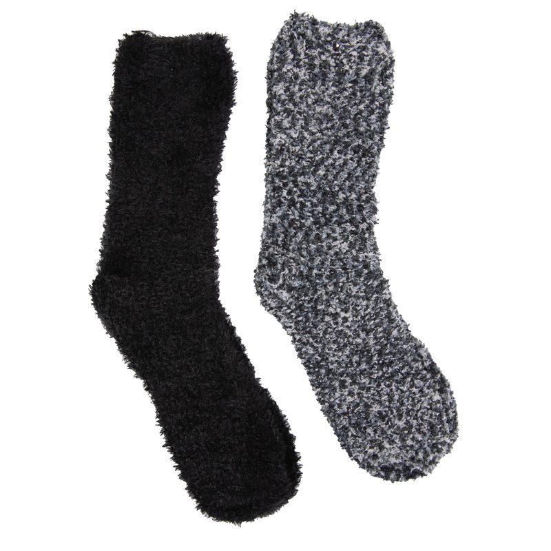 Chaussettes fluffy lot x2 f50245 Femme COCOONING