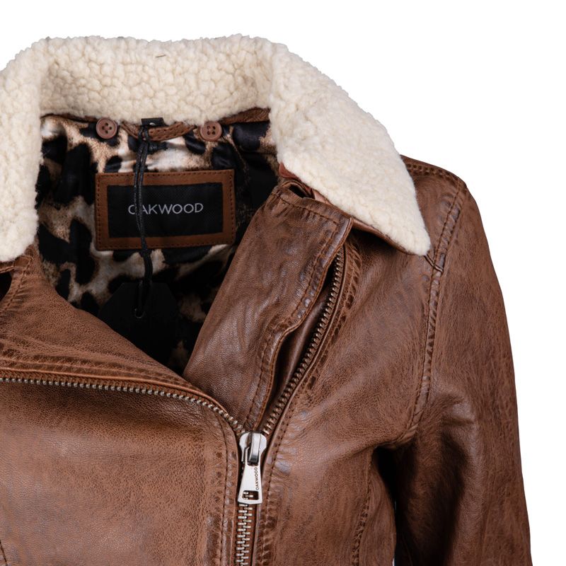 Perfecto en cuir flow Femme OAKWOOD Perfecto en cuir flow Femme OAKWOOD