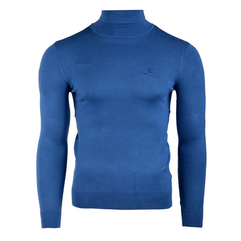 Pull col roule jean couleurs assorties Homme TED LAPIDUS