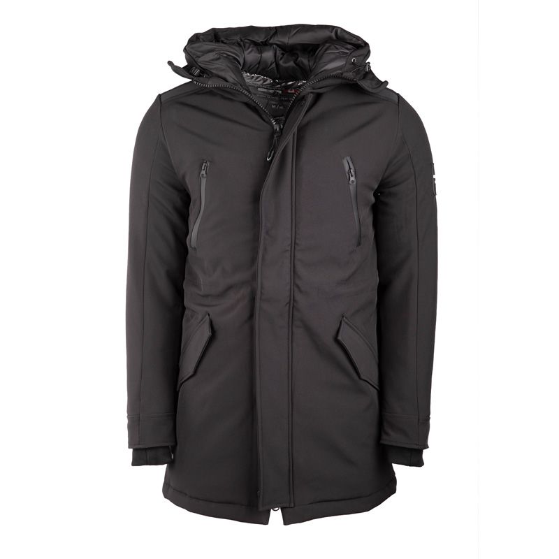 Parka baryo noir Homme PARAGOOSE