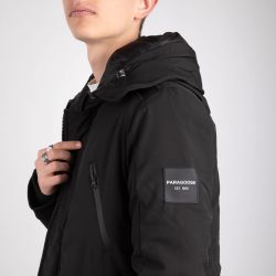 Parka à capuche Baryo noire Homme PARAGOOSE Parka à capuche Baryo noire Homme PARAGOOSE