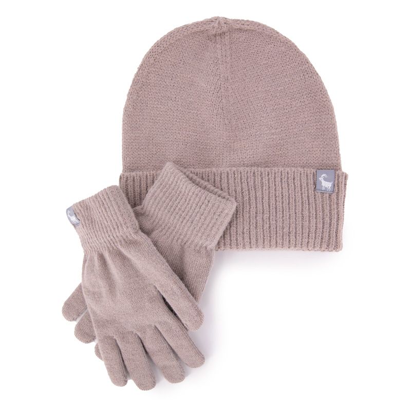 Coffret bonnet + gant Femme LA CASA DEL CACHEMIRE