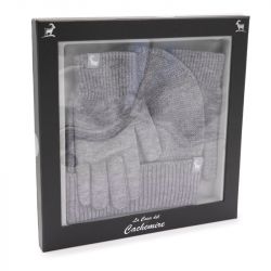 Coffret bonnet + gant Femme LA CASA DEL CACHEMIRE Coffret bonnet + gant Femme LA CASA DEL CACHEMIRE