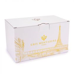 Coffret parfum "bellaya" 3 pieces edp 80ml + gel d 250ml + trousse n Femme GRIS MONTAIGNE