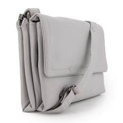 Sac bandouliere pm tonia s 3953 gris clair 301238 72 9808 Femme TOM TAILOR