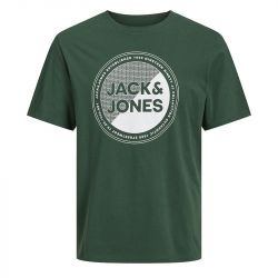 Jack & Jones T-shirt logo centré blanc homme - Jack & Jones à prix pas cher