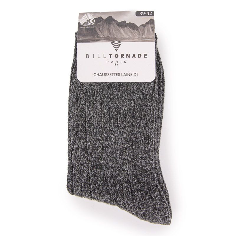 Chaussette laine boite 18529 Homme BILL TORNADE Chaussette laine boite 18529 Homme BILL TORNADE