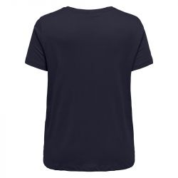 Tee shirt mc col v carbonnie 15298452 3816 Femme ONLY CARMAKOMA