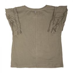 Tee shirt mc kaki emaelle 02v105g-pp girl Enfant DEELUXE 74