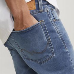 Jeans slim bleu denim jwhglenn jjicon 12243823 4080 Homme JACK & JONES Jeans slim bleu denim jwhglenn jjicon 12243823 4080 Homme JACK & JONES