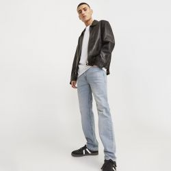 Jeans bleu denim jwhclark jjoriginal 12254837 4080 Homme JACK & JONES