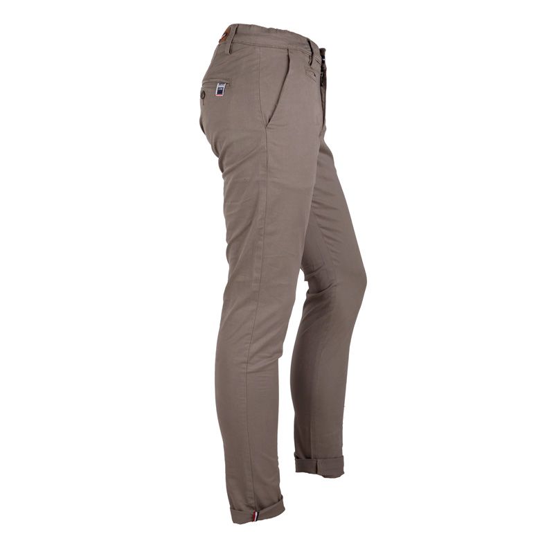 Pantalon chino coton stretch revers fermeture éclair tenali Homme BLAGGIO