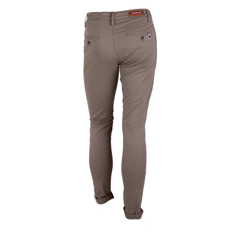 Pantalon chino coton stretch revers fermeture éclair tenali Homme BLAGGIO