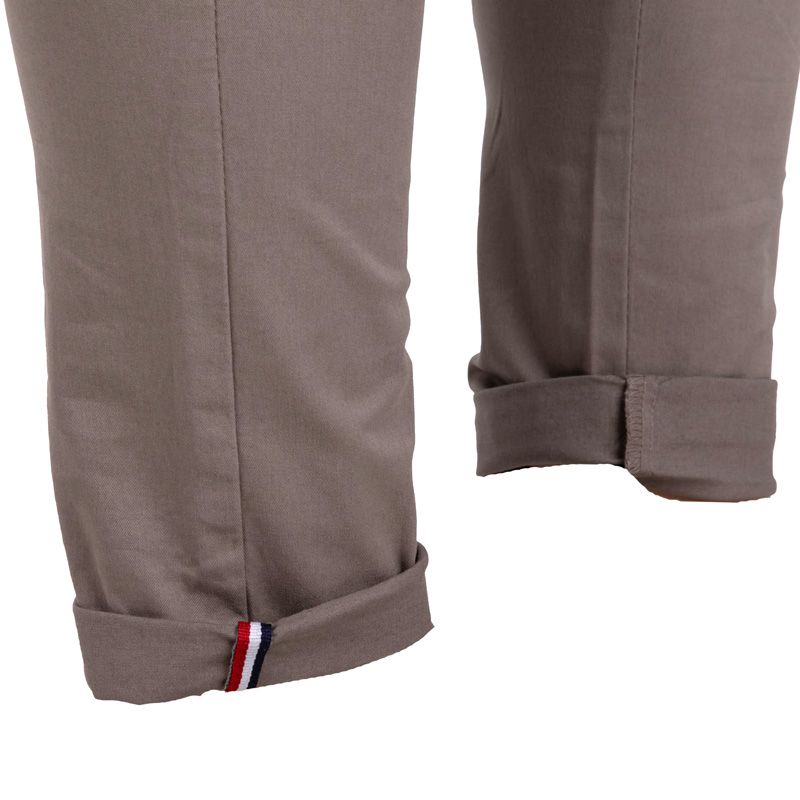 Pantalon chino coton stretch revers fermeture éclair tenali Homme BLAGGIO