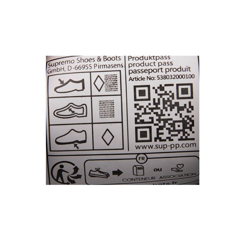 Baskets classique blanche en toile légère avec logo liseré bleu et rouge t40-46 Homme TOM TAILOR