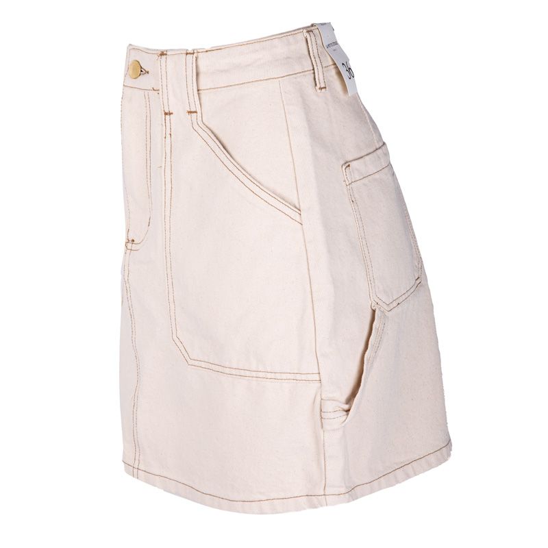 Jupe jean beige hotsell