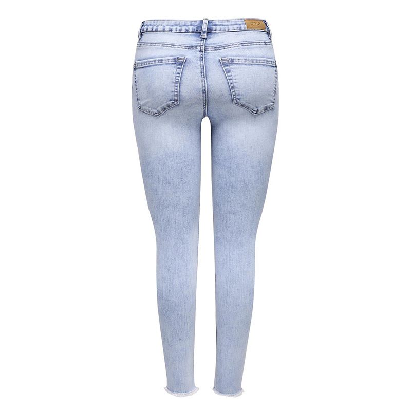 Jean slim bleu clair delave Femme ONLY a prix degriffe