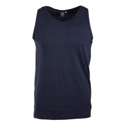 Debardeur slub uni avec poche malabar Homme BLAGGIO Debardeur slub uni avec poche malabar Homme BLAGGIO